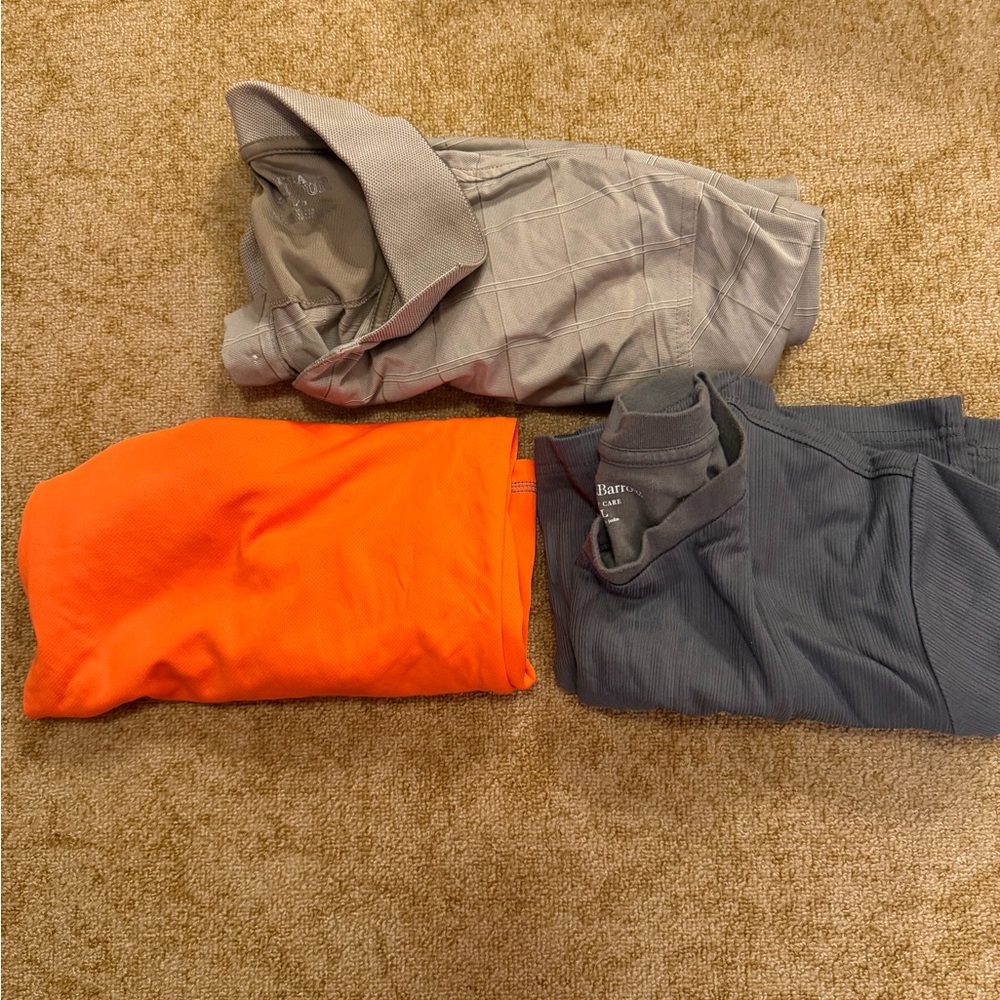 Men’s Short Sleeve Shirt Lot of 3 Size Large